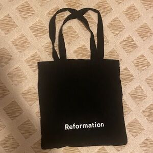 Reformation Classic Black Tote